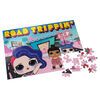 L.O.L. Surprise! 100-Piece Jigsaw Puzzle Fashionable Dolls Road Trippin' Colorful Artwork in Easy Storage Tower