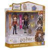 Wizarding World Harry Potter, Magical Minis Ron Weasley and Parvati Patil Figure Set with 2 Doll Accessories