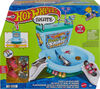 Hot Wheels Skate Flush & Go Skate Bowl Fingerboard Set with 1 Exclusive Board & Pair of Removable Skate Shoes