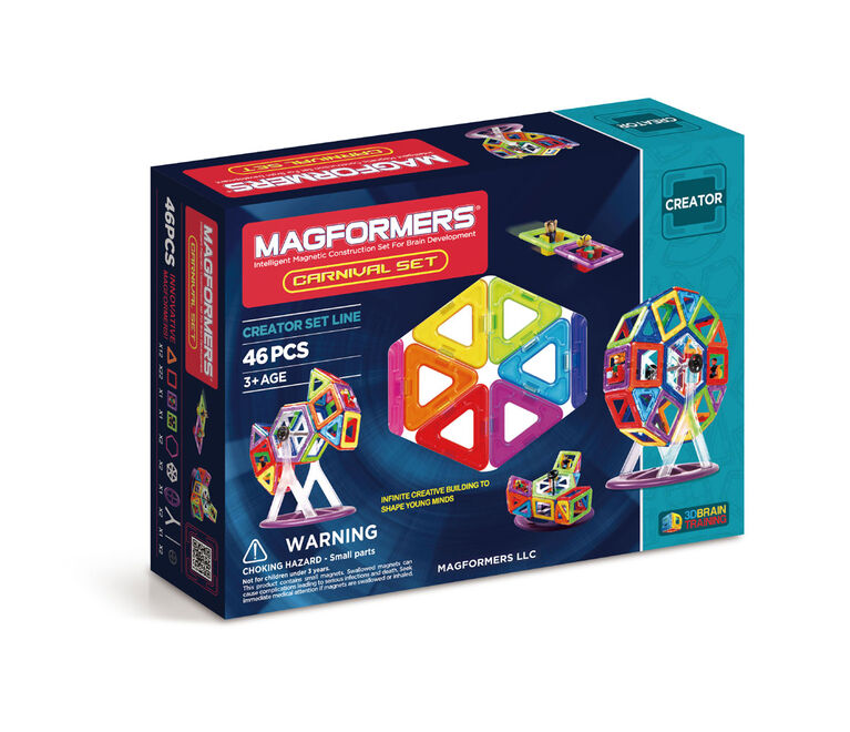 Magformers Carnival 46 Piece Set - styles may vary