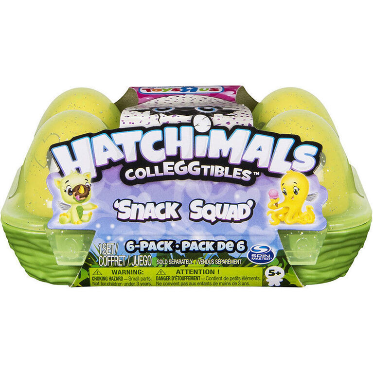 Hatchimals CollEGGtibles - Saison 2 - Pack de 6 vert - Disponible en exclusivité chez Toys 'R' Us. - Notre Exclusivité