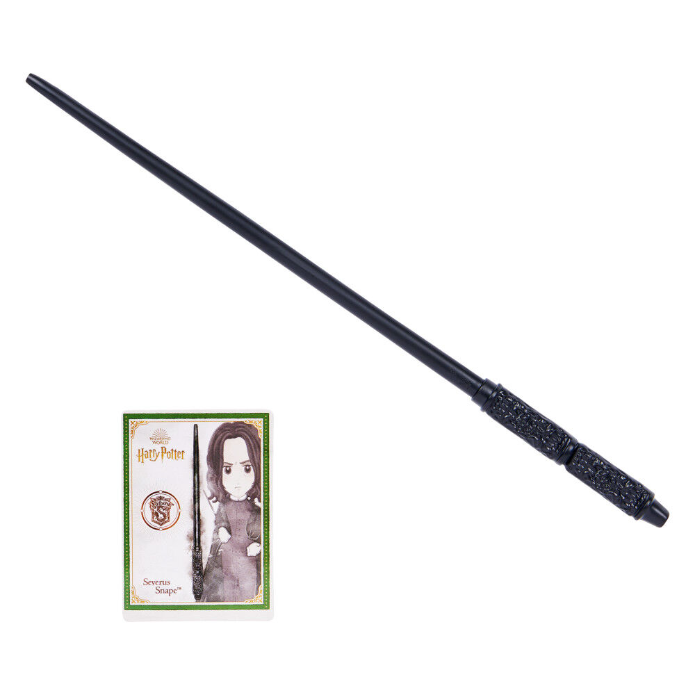 Wizarding World Harry Potter 12 inch Spellbinding Severus Snape Magic Wand with Collectible Spell Card
