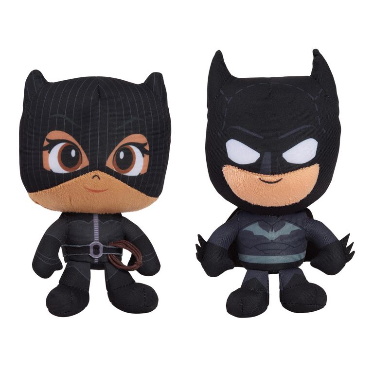 Poupée The Batman Petite Peluche Batman, Jouet en Peluche de 19 cm (7,5  pouces), Film The Batman