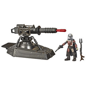 Star Wars Mission Fleet Expedition Class Hover E-Web Cannon Mandalorian 2.5-Inch-Scale Figure and Vehicle Accessory