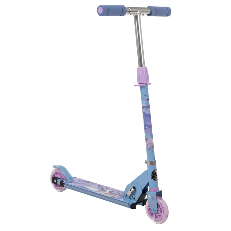 Disney Frozen II Electro-Light Inline Scooter for Girls by Huffy