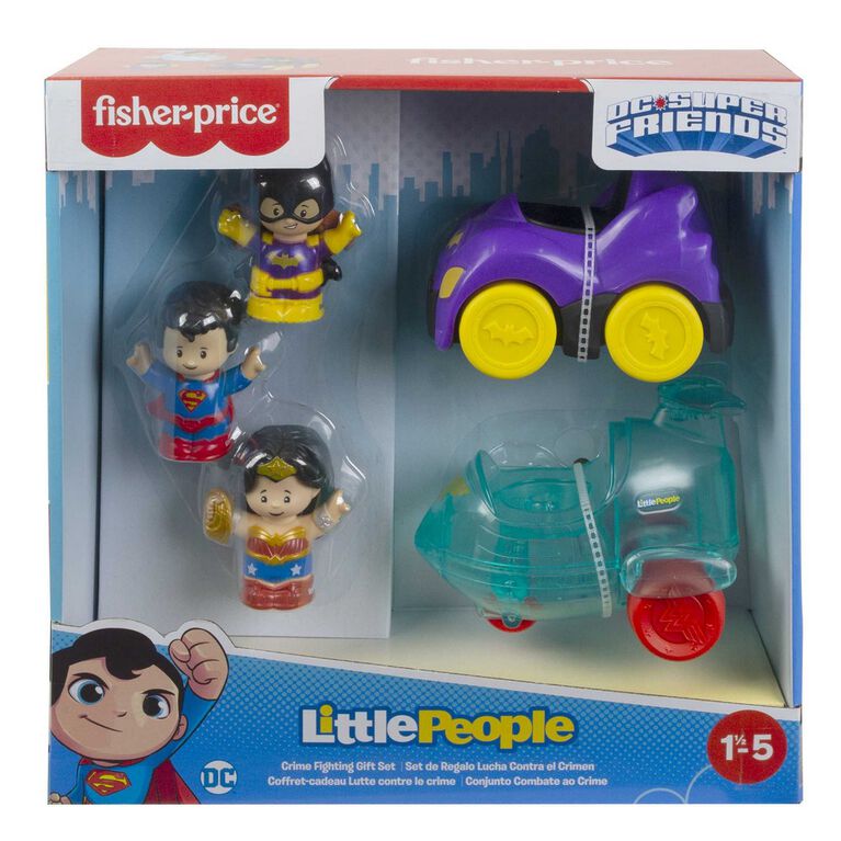 Fisher-Price - Little People - DC Super Friends - Coffret-cadeau Lutte contre le crime