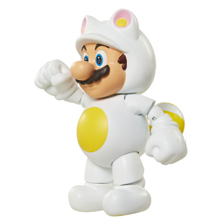 Nintendo - World of Nintendo Figures - White Tanooki Mario