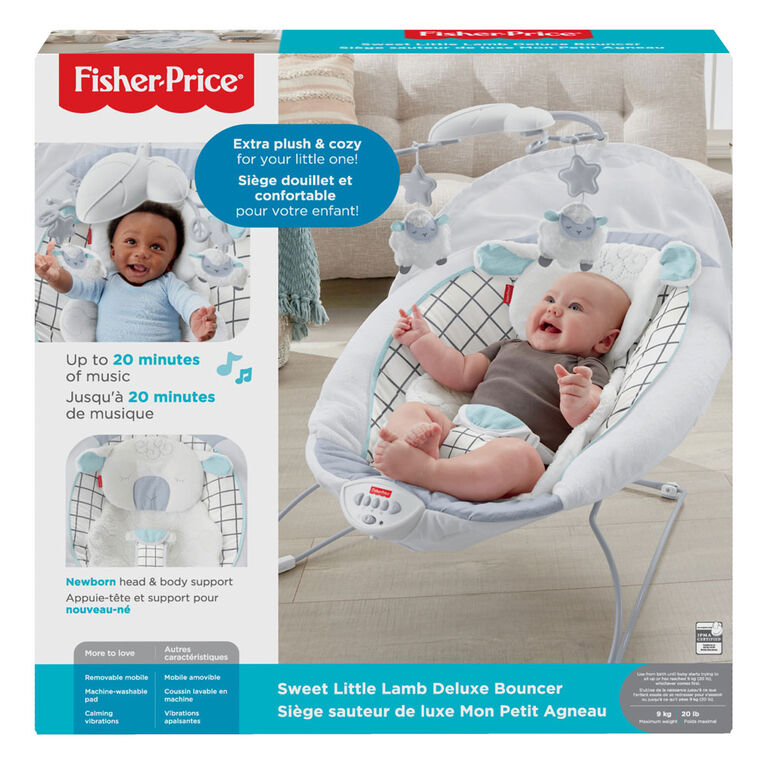 Fisher-Price Sweet Little Lamb Deluxe Bouncer | Babies R Us Canada