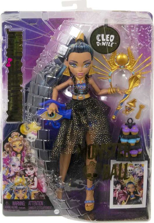 Monster High Cleo De Nile Doll in Monster Ball Party Dress with Accessories