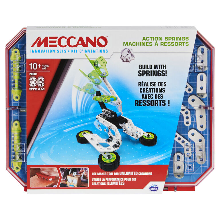 Meccano, Action Springs Innovation Set STEAM Building Kit