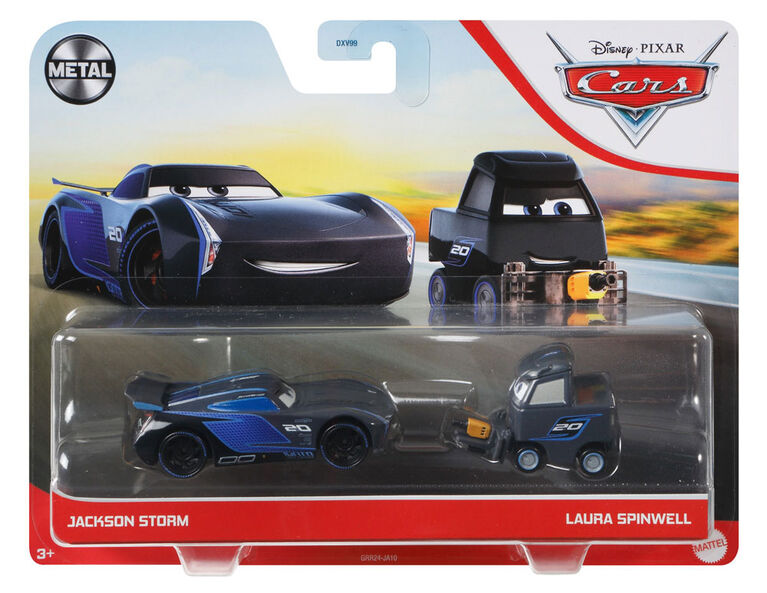Disney Pixar Cars Jackson Storm & Laura Spinwell 2-Pack