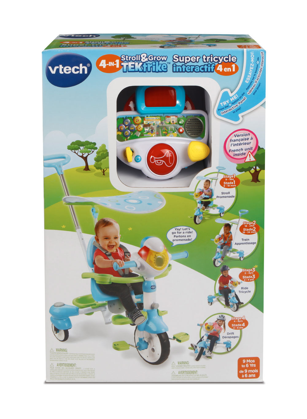 Vtech 5 in 1 online stroll & grow trike