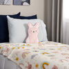 Bunny Plush Throw and Pillow Set