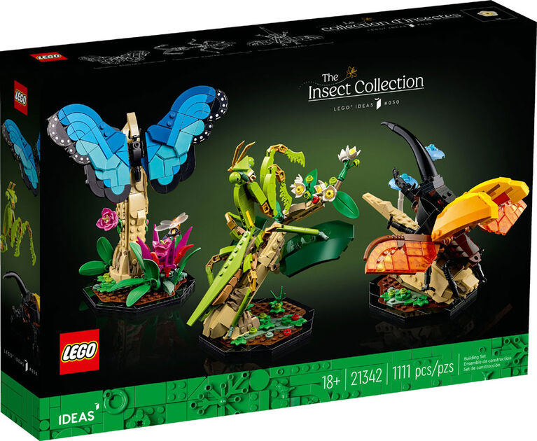 LEGO Ideas La collection d'insectes 21342 Ensemble de construction pour adultes (1 111 pièces)