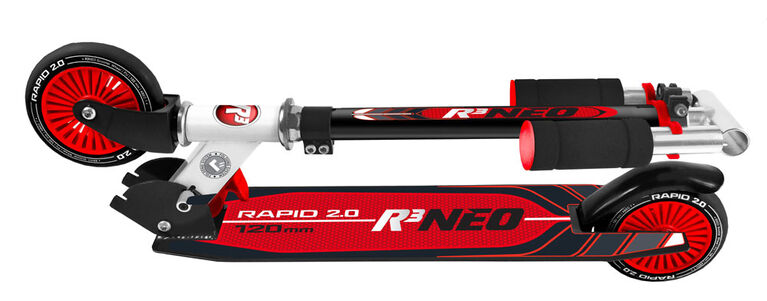 Rugged Racer R3 Neo 2 Wheel Kick Scooter- Black - English Edition