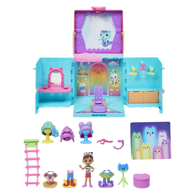 Gabby's Dollhouse, Dress-Up Closet Portable Playset with a Gabby Doll