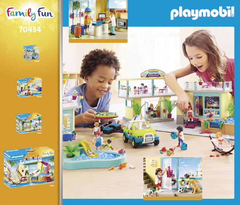 PLAYMO Beach Hotel, Playmobil Family Fun