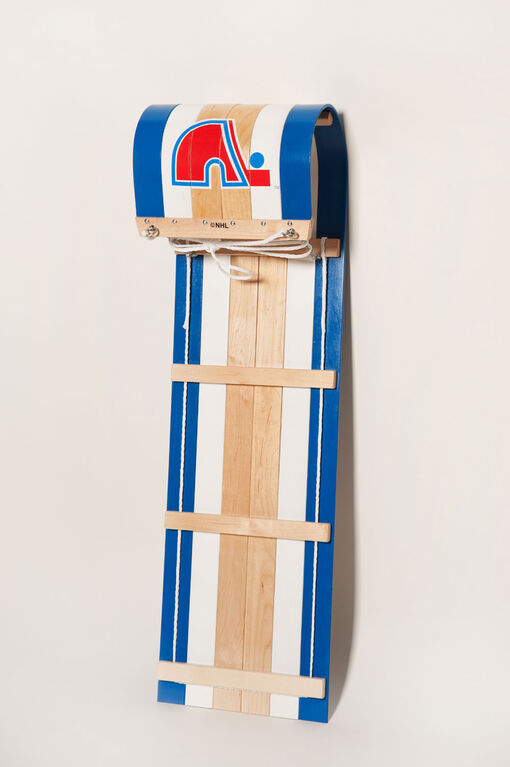JAB - 4' Toboggan with NHL Quebec Nordics team's logo
