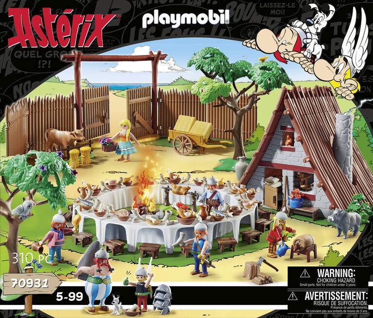 Astérix : The village banquet