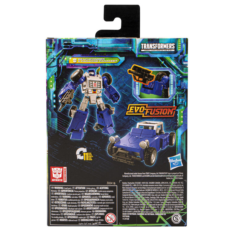 Transformers Legacy Evolution Deluxe Beachcomber & Paradise Parakeet 5.5 Inch Action Figure