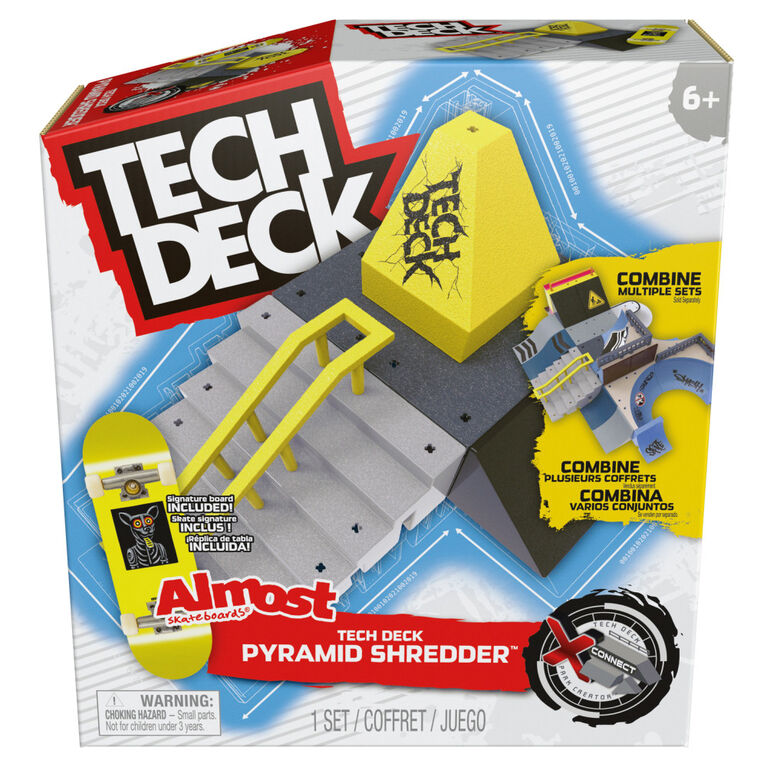 TECH DECK Coffret rampe personnalisable à construire avec fingerboard  exclusif