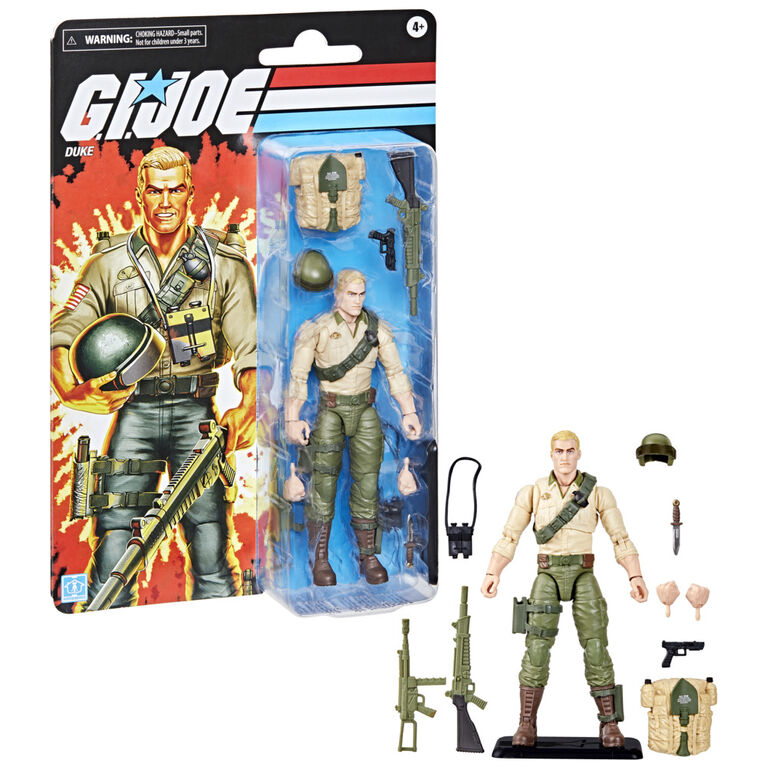 G.I. Joe Classified Series pack rétro sur blister, figurine Duke