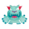 MrBeast Lab Classic Panther Vinyl Figure. Glow Panther