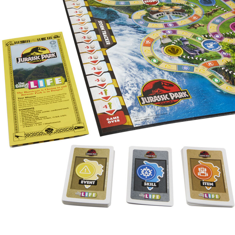 Destins Le jeu de la vie, édition Jurassic Park - Édition anglaise