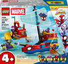 LEGO Marvel Spider-Man et ses Amis Extraordinaires Le Bateau Pirate de l'&Eacute;quipe Spidey Jouet de Construction pour Enfants 11208
