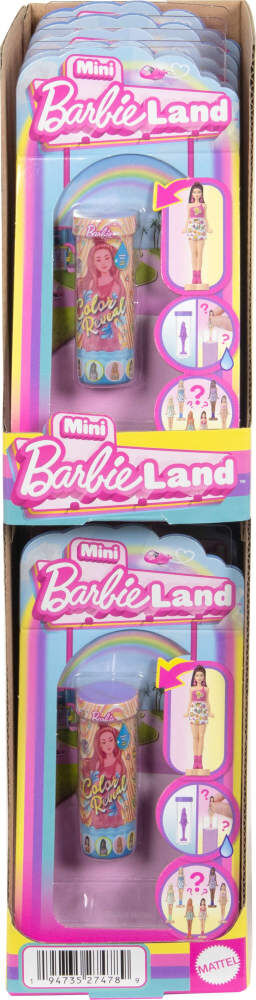 Barbie Mini BarbieLand Color Reveal Dolls 1.5inch Doll with Surprise Water Reveal Styles May Vary Toys R Us Canada