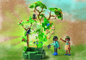 Playmobil - Kapokier avec effets sonores de la forêt tropicale