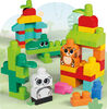 MEGA BLOKS Fisher-Price Animal Blocks Building Toy with Storage (250 Pieces) for Toddler