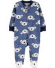 Carter's Koala 2-Way Zip Cotton Sleep & Play - Blue, Newborn