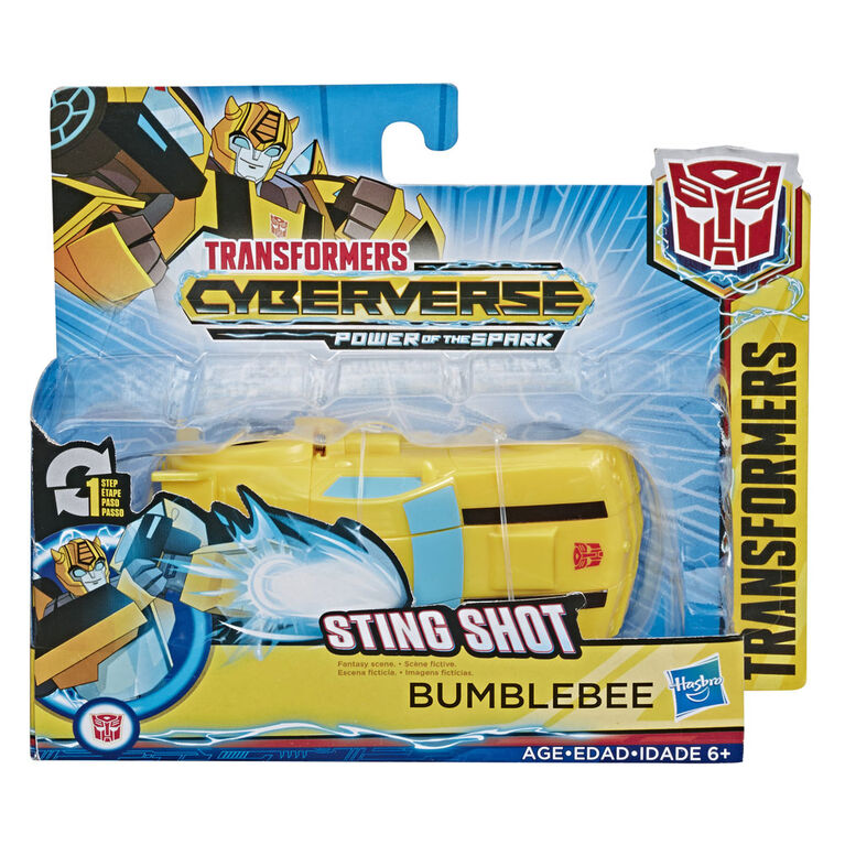Transformers Cyberverse Action Attackers: 1-Step Changer Bumblebee Action Figure