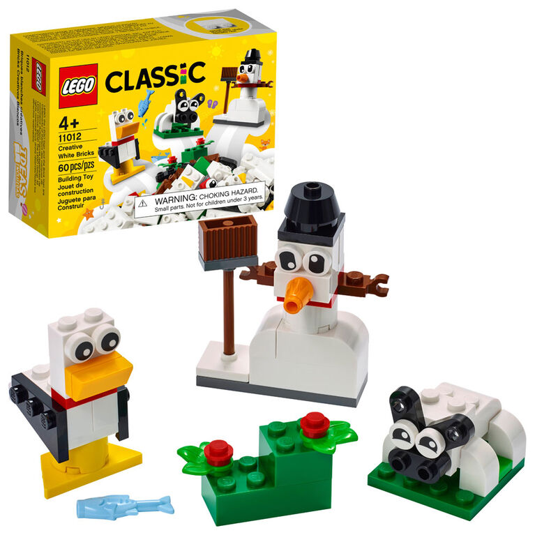 LEGO Classic Briques blanches créatives 11012 (60 pièces)