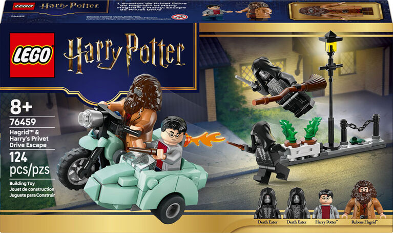 LEGO Harry Potter L'&Eacute;vasion de Privet Drive de Hagrid et Harry - Ensemble de Construction - Jouet de Moto - 76459
