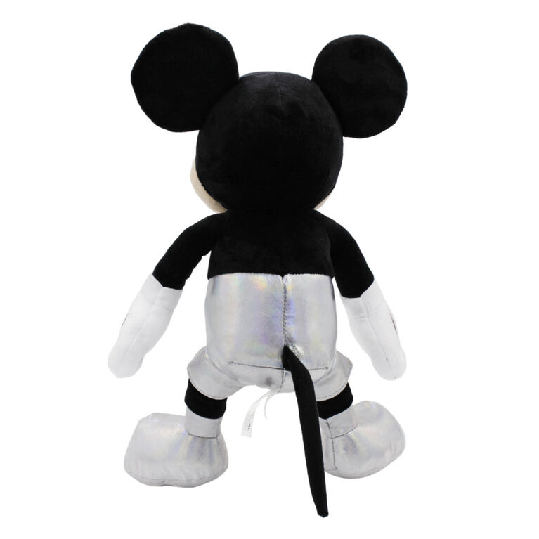 Disney - Peluche Mickey Mouse avec tenue de célébration du 100ème anniversaire de Disney - 14''