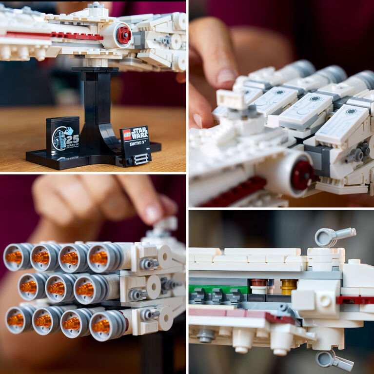 LEGO Star Wars Tantive IV Build and Display Starship Vehicle Model 75376