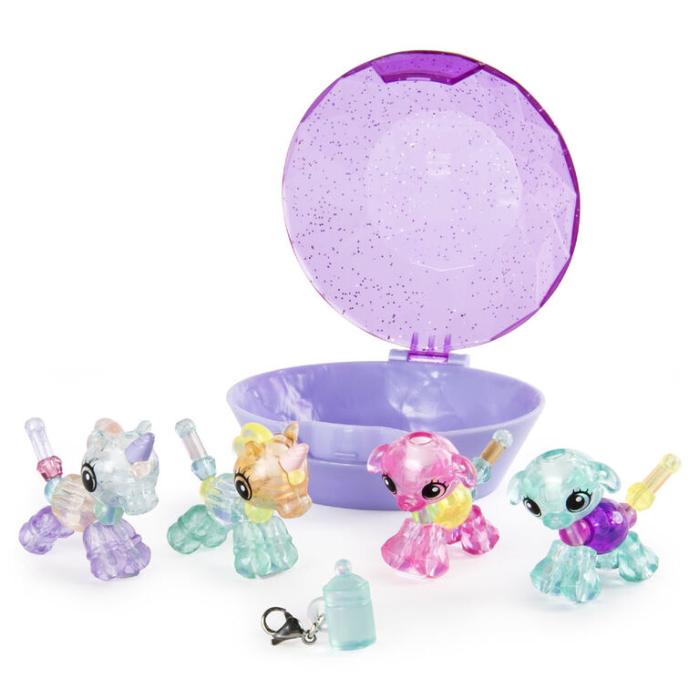 Twisty Petz - Babies 4-Pack Unicorns and Puppies Collectible Bracelet Set for Kids