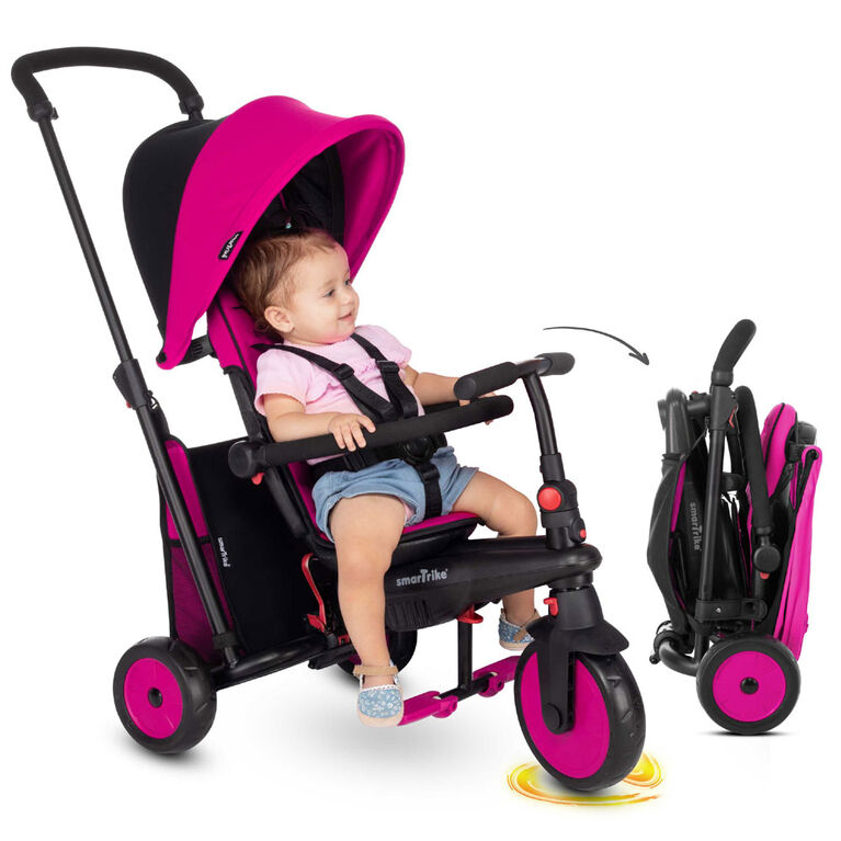 smarTrike STR3 - 6 Stage Folding Stroller Certified Trike - Pink - Toys R Us Exclusive
