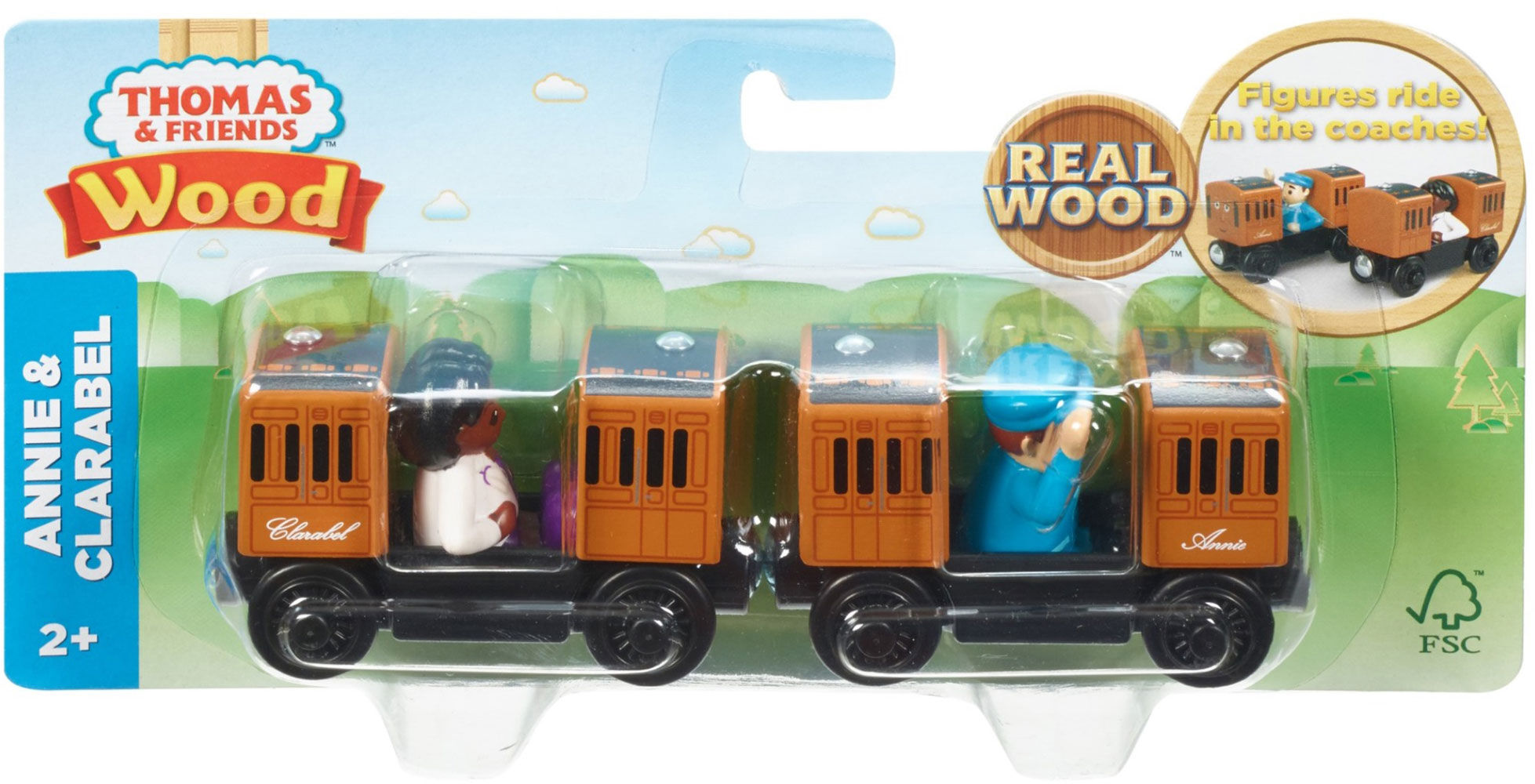 thomas and friends wooden railway annie and clarabel