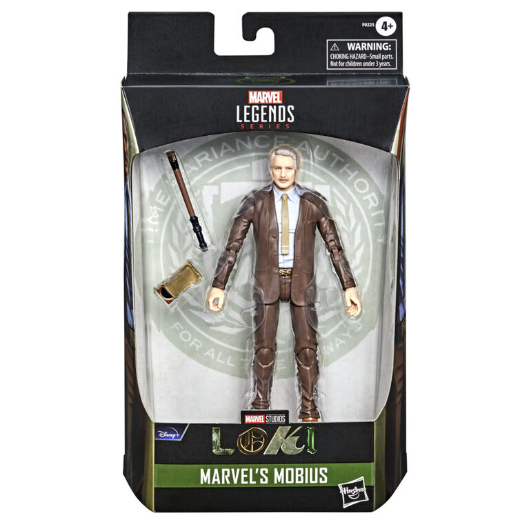 Marvel Legends Action Figure Toy Mobius, Premium Design, 1 Figure and 2 Accessories - R Exclusive
