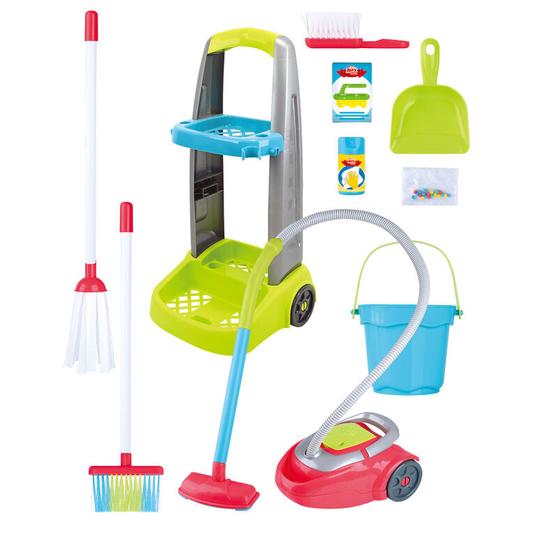 Buy Just Like Home - Mon chariot d'entretien avec aspirateur for CAD 29.98  | Toys R Us Canada