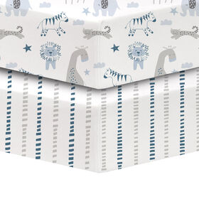 Koala Baby - 2 Piece Flannel Sheets Safari Time