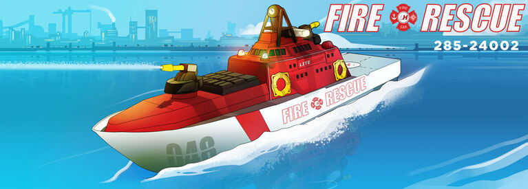 Le Litehawk Fire Rescue Boat