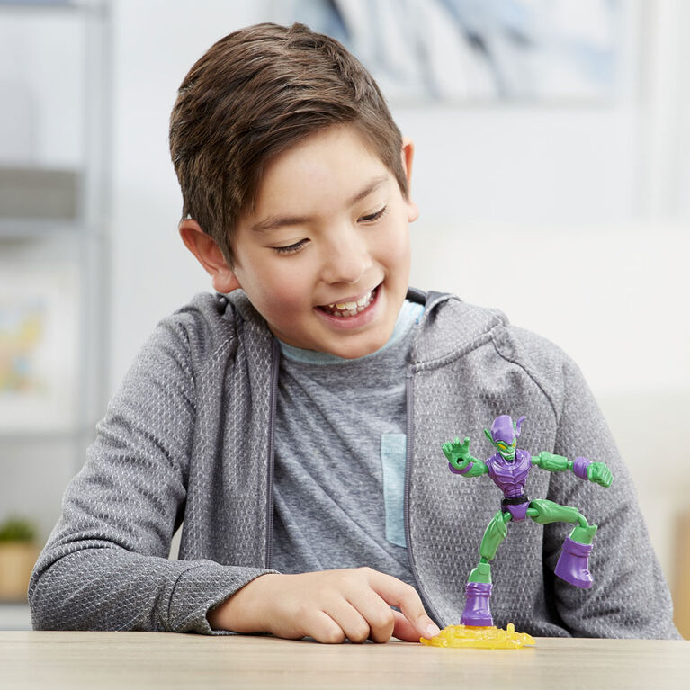 Marvel Spider-Man Bend and Flex Green Goblin Action Figure Toy