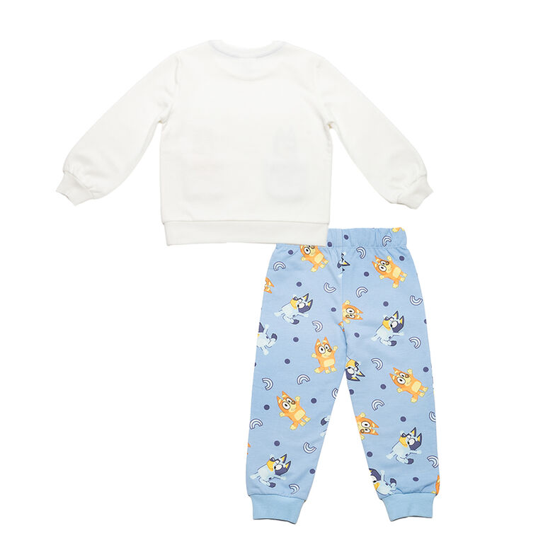 Bluey - 2 Piece Combo Set - Off White and Blue - Size 3T - Toys R Us Exclusive