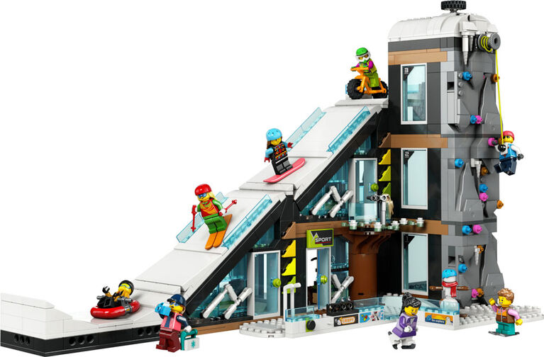 LEGO City Ski and Climbing Center 60366 Building Toy Set (1,054 Pieces)