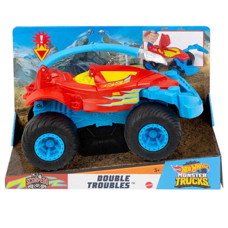 Hot Wheels - Monster Trucks - &Eacute;chelle 1:24 Dt Scorpedo
