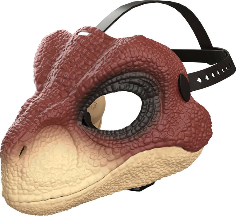 Jurassic World Rebirth Raptor Dinosaur Mask, Role-Play Head Wear, Movie-Inspired Costume Gear
